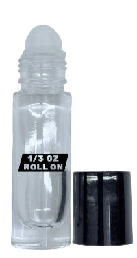 8 oz (240 ml) Boston Round Clear Glass Bottle
