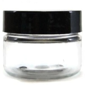 3.4 oz (100 ml) Frosted Glass & Bamboo Jar