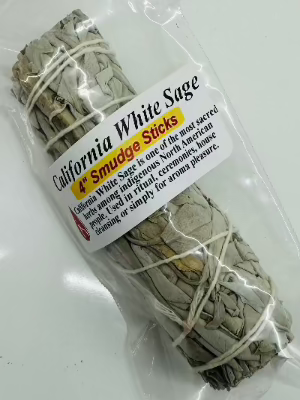 White Sage Smudge Stick - Small 4"