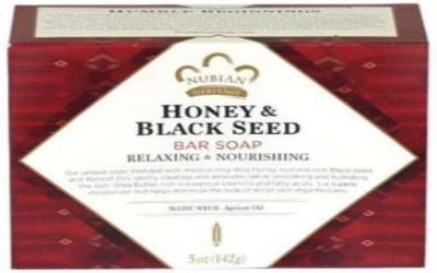 NUBIAN HONEY & BLACKSEED  BAR SOAP (5 oz)